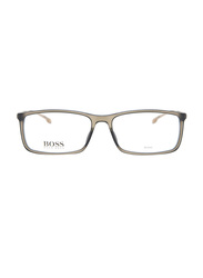 Hugo Boss Full-Rim Rectangular Brown Frame for Men, BO1184/IT 09Q, 55/16/145