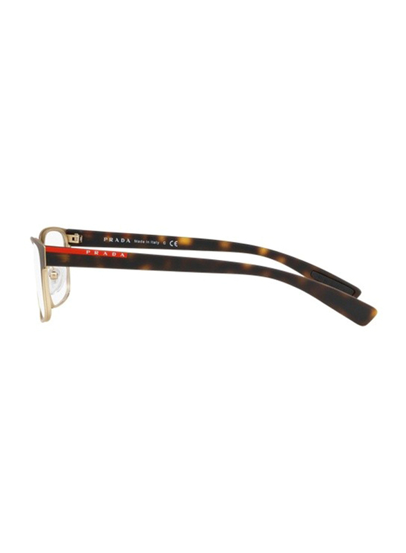 Prada Full-Rim Rectangular Gradient Brown Eyewear Frame for Men, PS 50GV 10U1O1, 53/17/140
