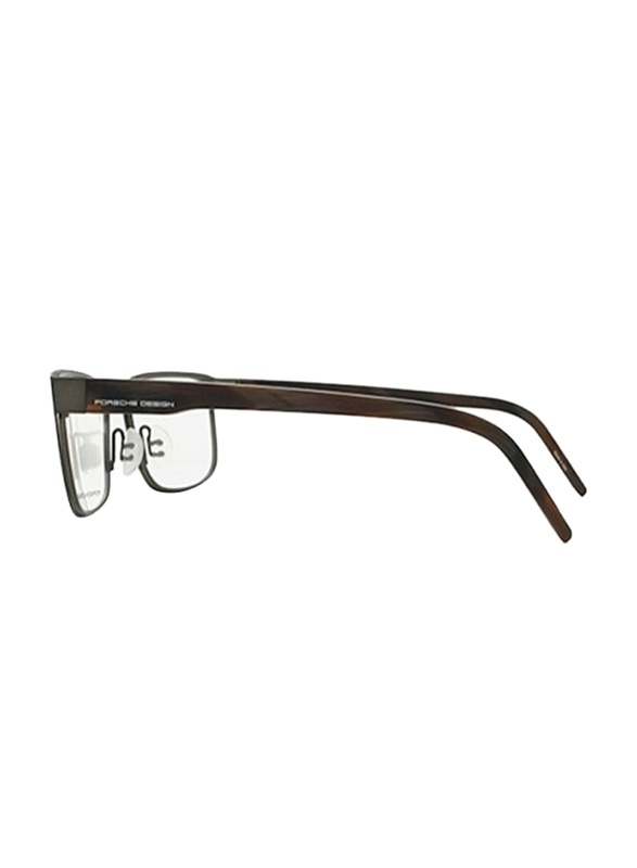 Porsche Design Full-Rim Square Grey Eyeglass Frame for Men, P8291 E88 C, 55/18/140