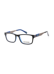 Skechers Full-Rim Rectangular Blue Frame Unisex, SE1131 090, 50/16/130
