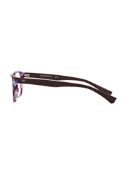 Emporio Armani Full-Rim Cat Eye Purple Frame for Men, EA3060 5389, 52/16/140
