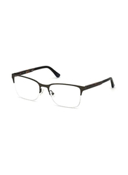 Gant Full-Rim Square Black Eyeglass Frames for Men, Transparent Lens, GA3202 009, 58/18
