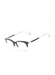 Tom Ford Half-Rim Cat Eye Black Eyeglasses Unisex, Transparent Lens, FT5645-D-B 001, 52/21/145