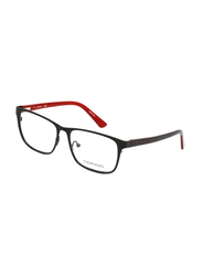 Calvin Klein Full-Rim Square Black Eyeglass Frames for Women, Transparent Lens, CK19302 001, 54/15/140