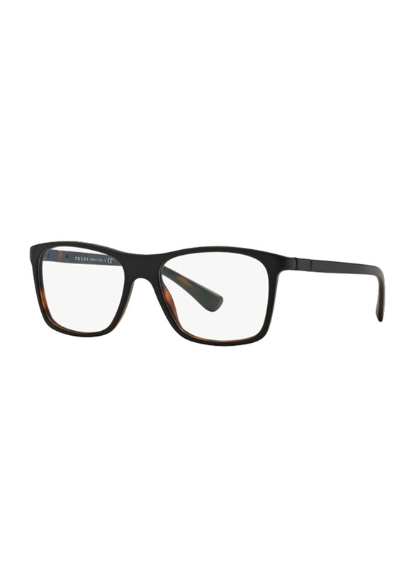 

Prada Full-Rim Square Black Eyewear Frame for Men, 0PR 05SV UBH1O1, 55/17/140