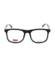 Levi'S Full-Rim Square Black Frame for Men, LV5004 0807 00, 52/18/145