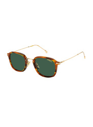 Carrera Full-Rim Square Havana Sunglasses for Men, Green Lens, CA272/S EX449QT, 49/24/140