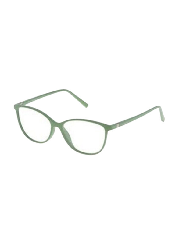 

Police Full-Rim Rectangle Green Sunglasses Frame Unisex, Clear Lens, V1972 0L99