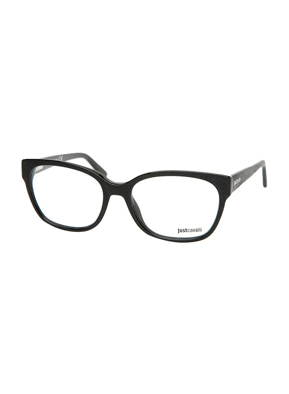

Just Cavalli Full-Rim Square Black Eyeglass Frames for Women, JC0519 002, 54/17/140