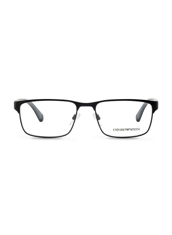 

Emporio Armani Full-Rim Rectangle Matte Black Frame for Men, EA1105 3014, 56/17/145