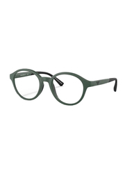 Emporio Armani Full-Rim Round Matte Green Frame for Men, EA3202 5058, 45/18/125