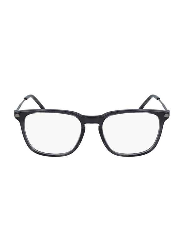 Lacoste Full-Rim Rectangular Black Eyeglass Frames for Men, Transparent Lens, L2603ND 024, 52/18/145