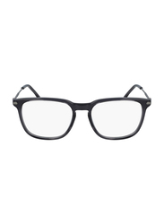 Lacoste Full-Rim Rectangular Black Eyeglass Frames for Men, Transparent Lens, L2603ND 024, 52/18/145