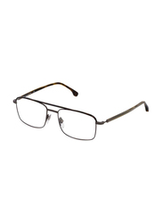 Lozza Full-Rim Rectangular Grey Eyewear For Men, VL2386 560568, 56/18/145