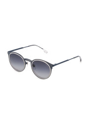 Lozza Full-Rim Round Grey Sunglasses Unisex, Smoke Lens, SL4286 M79X, 51/23/145