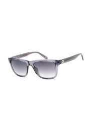 Guess Polarized Full-Rim Rectangle Grey Sunglasses Unisex, Grey Lens, GU6971 20B