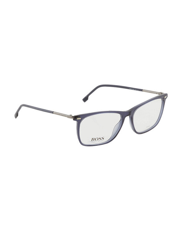 Hugo Boss Full-Rim Rectangular Blue Frame Unisex, BO1228/U 0PJP 00, 57/17/145