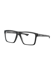Oakley Full-Rim Square Satin Black Frames Unisex, OX8167 0154, 54/17/147