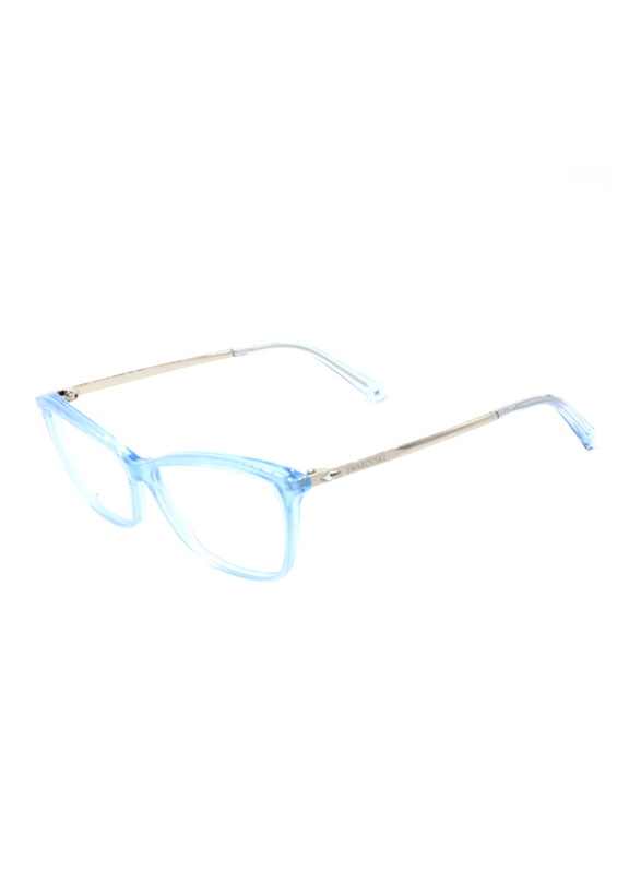 Swarovski Full-Rim Square Light Blue Frames for Women, SK5314 086, 54/14/140