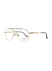 Longines Full-Rim Aviator Gold Eyewear For Men, LG5003-H 030, 56/13/145