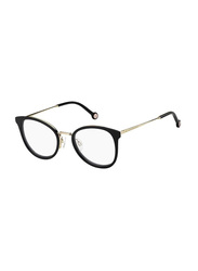 Tommy Hilfiger Full-Rim Oval Multicolour Eyeglass Frames For Women, Mirrored Clear Lens, TH 1837 0R6S 00, 52/21/140
