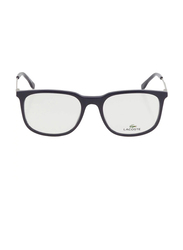 Lacoste Full-Rim Rectangular Blue Sunglasses for Men, Transparent Lens, L2880 424, 54/19/145