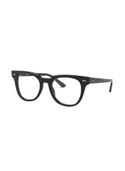 Ray-Ban Full-Rim Round Black Eyeglass Frames Unisex, Transparent Lens, RX5377 5909, 50/20/145