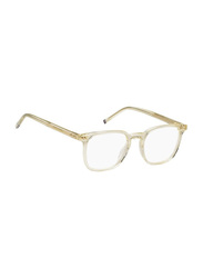 Tommy Hilfiger Full-Rim Rectangle Clear Eyeglass Frames For Men, Mirrored Clear Lens, TH 1814 HAM