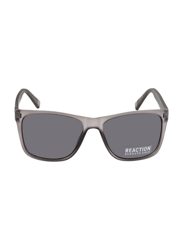 Kenneth Cole Full-Rim Square Grey Sunglasses Unisex, Smoke Lens, KC2950 20A