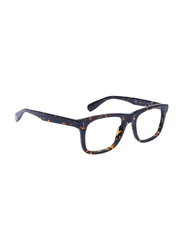 CR7 Full-Rim Cat Eye Dark Havana Eyeglass Frames for Women, Transparent Lens, BD5005 092 GLS