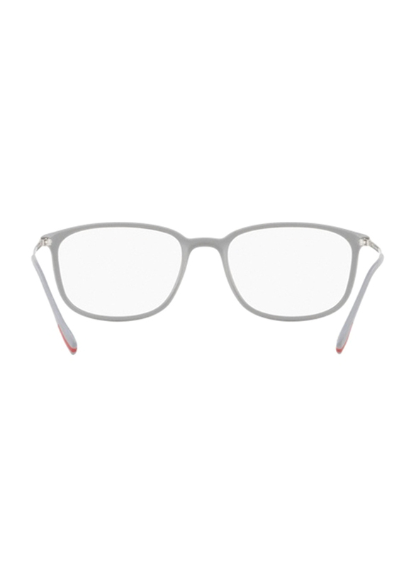 Prada Full-Rim Oval Grey Eyewear Frame for Men, PS 03HV VIM1O1, 53/18/135