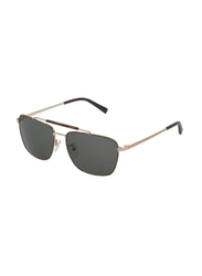 Sting Full-Rim Pilot Gold Sunglasses Unisex, Grey Lens, SST306 0320