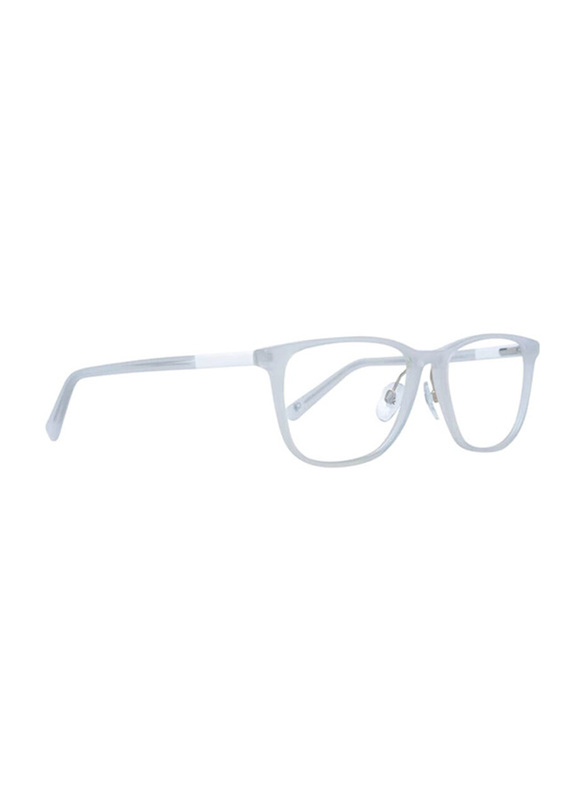 Benetton Full-Rim Rectangle Grey Eyewear Frames For Men, Mirrored Clear Lens, BEO1029 856