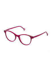 Carolina Herrera Full-Rim Wayfarer Full Glossy Fuchsia Eyeglass Frame for Women, VHE777 09M3 50_13, 50/18/140