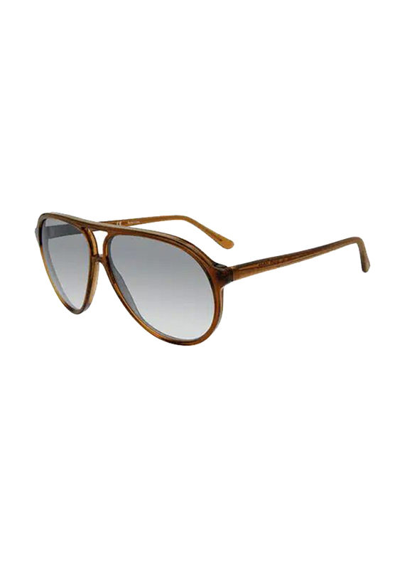 Lozza Full-Rim Aviator Brown Sunglasses for Men, Black Lens, SL4204M 600B90