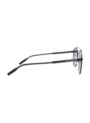 Mont Blanc Full-Rim Pilot Black Sunglasses for Men, Grey Lens, MB0114S 001, 54/22/150