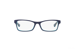 Vogue Full-Rim Rectangular Blue Eyeglass Frames for Women, Clear Lens, VO2886 2278, 51/16/135