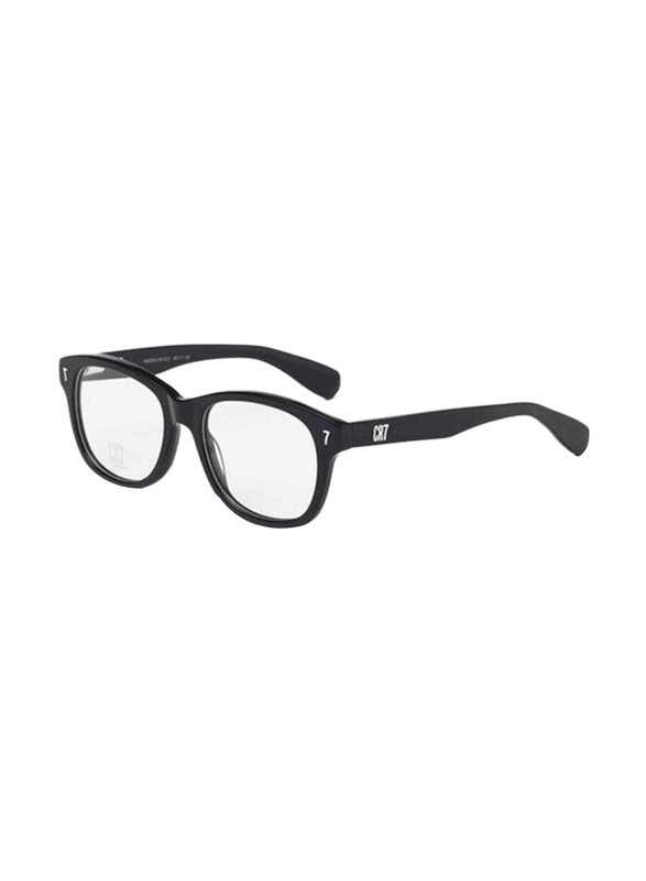 CR7 Full-Rim Cat Eye Black Glossy Eyeglass Frames for Women, Transparent Lens, BDB5004.009.GLS