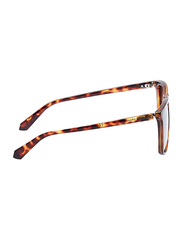 Emporio Armani Full-Rim Square Havana Brown Sunglasses for Men, Mirrored Rose Gold Lens, EA4117 57044Z, 57/18/145