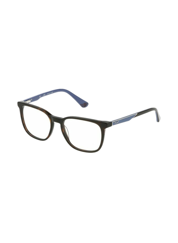 

Police Full-Rim Square Shiny Dark Havana Frames Kids Unisex, VK121 01AY, 51/17/130