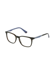 Police Full-Rim Square Shiny Dark Havana Frames Kids Unisex, VK121 01AY, 51/17/130