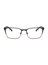 Arnette Full-Rim Rectangle Matte Black/Red Frame For Men, AN6124 719, 57/18/145