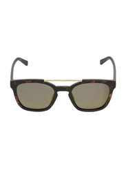 Nautica Full-Rim Cat Eye Matte Dark Tortoise Sunglasses for Men, Brown Lens, N3638SP 237