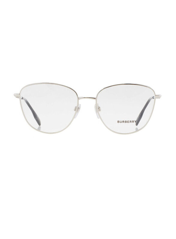

Burberry Full-Rim Cat Eye Silver Frame for Women, 0BE1376 1005, 55/17/140