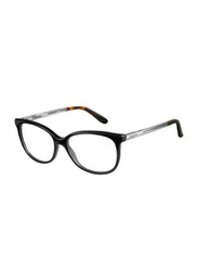 Carrera Full-Rim Rectangle Black Grey Eyeglasses Frames for Men, CA 6648 03L3 00, 53/15/140
