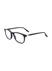 Safilo Full-Rim Square Black Frames for Men, 03 807, 50/19/145