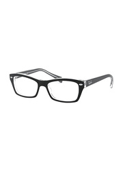 Ray-Ban Full-Rim Butterfly Polished Black On Transparent Frame Unisex, 0RY1550 3529, 46/15/125