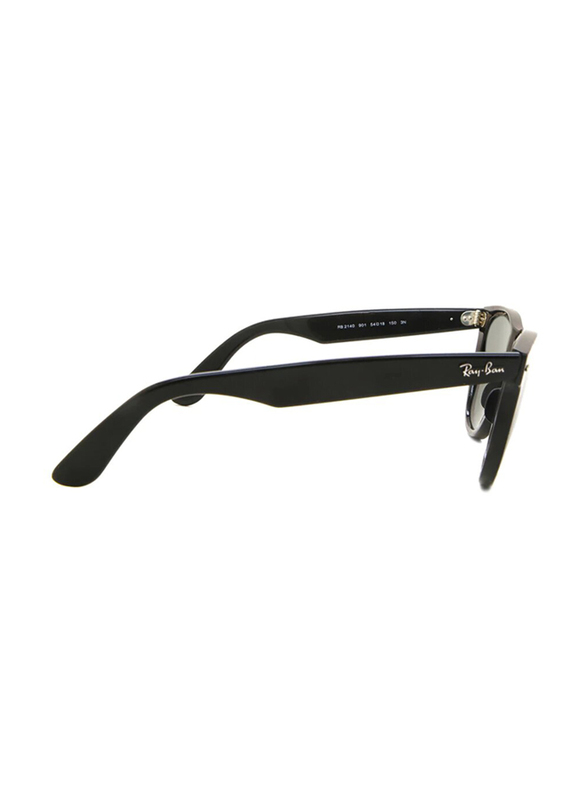 Ray-Ban Polarized Full-Rim Wayfarer Black Sunglasses Unisex, Green Lens, RB2140 901, 50/22/150