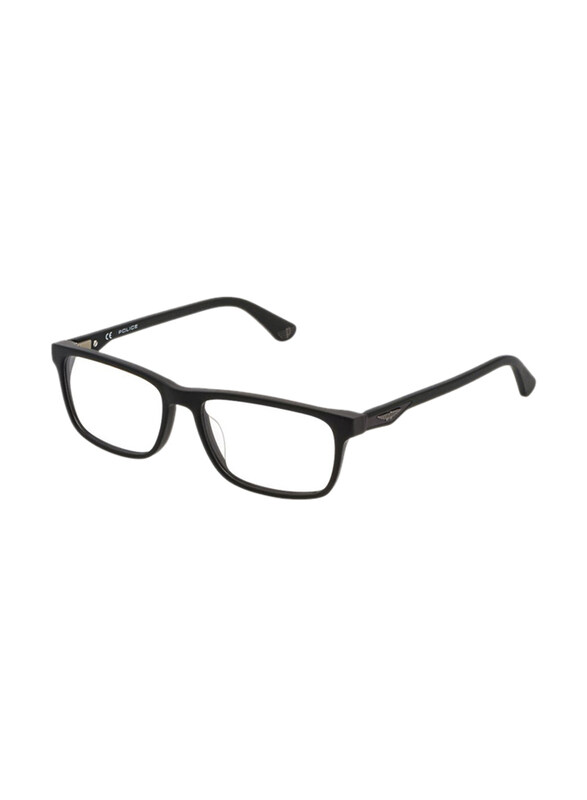 

Police Full-Rim Rectangle Black Frame, VPLB56 5406HS, 54/16/140