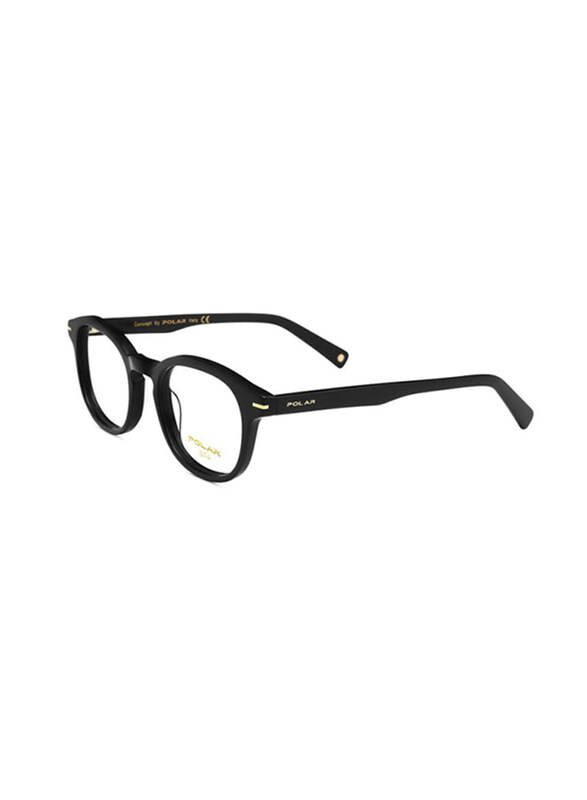 

Polar Full-Rim Round Black Frame Unisex, Gold 23 77, 49/21/145